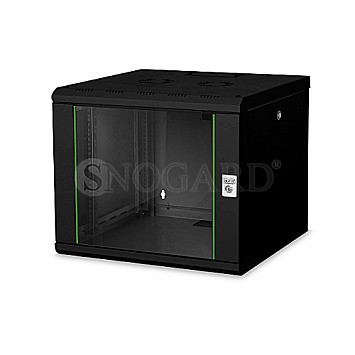 Digitus DN-19 09U-6/6-SW Pro Unique Serie 9HE Wandschrank 600mm Tiefe