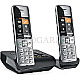 Gigaset Comfort 500A Duo DECT Analog Telefon + Mobilteil schwarz/silber