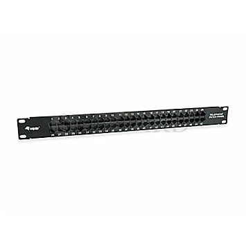 Equip 125295 19"Patchpanel 50x Cat3 1HE ISDN schwarz