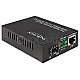 DeLOCK 86180 PoE+ Medien Konverter 10/100/1000Base-T zu SFP