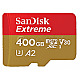 400GB SanDisk Extreme R160/W90 microSDXC UHS-I U3 A2 Class 10 V30 Kit