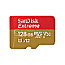 128GB SanDisk Extreme R190/W90 microSDXC UHS-I U3 A2 Class 10 V30 Kit