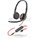 Plantronics 209751-201 Blackwire C3225 USB-C schwarz/rot