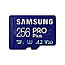 256GB Samsung PRO Plus R160/W120 microSDXC UHS-I U3 A2 Class 10 V30 Kit