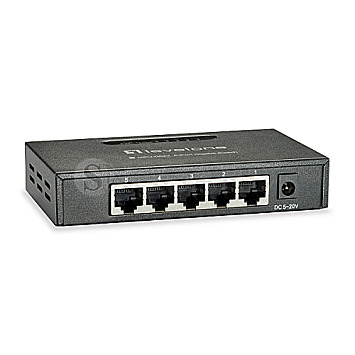 LevelOne GEU-0523 5-Port Desktop Gigabit Switch 5x R45