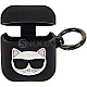 Karl Lagerfeld Cover Silicone Choupette Head Black Apple AirPods 1/2