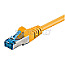 Goobay 93658 S/FTP CAT6a Patchkabel PIMF 50cm gelb