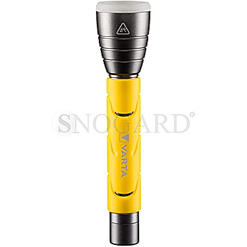 Varta 18628101421 LED Outdoor Sports Flashlight 2AA Taschenlampe gelb/schwarz