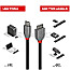 Lindy 36623 Anthra Line USB 3.2 Typ-C/Micro-B 3m schwarz/grau