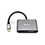 Equip 133483 USB-C 5in1 Adapter USB-C-> HDMI / VGA / USB3.0 PD / AUX 15cm