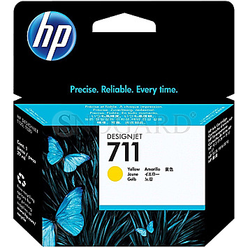 HP 711 CZ136A Tinte gelb 3er Pack