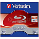 Verbatim 43662 BD-RE 7.5GB 8cm Rewriteable White/Blue Surface