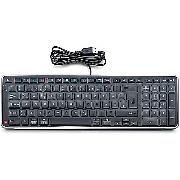 Contour Design Balance Keyboard Wired QWERTZ USB schwarz