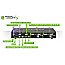 Techly IDATA DP-KVM2 2-Port DisplayPort 1.2 KVM Switch 4K Ultra HD schwarz