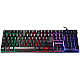 Manhattan 178457 RGB Gaming Tastatur mit Metallunterseite USB schwarz