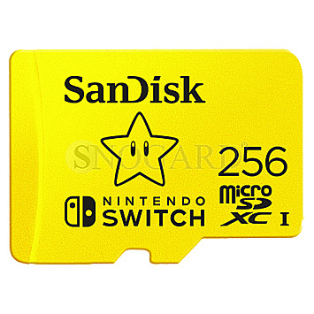 256GB SanDisk Nintendo Switch R100/W90 microSDXC UHS-I U3 Class 10 V30