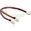 DeLOCK 89343 3pin Molex Buchse -> 2x 3pin Molex Stecker 22cm