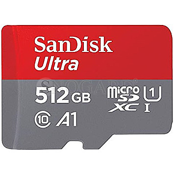 512GB SanDisk Ultra R150 microSDXC UHS-I U1 A1 Class 10 Kit