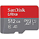 512GB SanDisk Ultra R150 microSDXC UHS-I U1 A1 Class 10 Kit