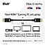 Club 3D CAC-1371 Ultra High Speed HDMI 4K120Hz 8K60Hz Kabel 10K 1m schwarz