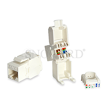 Equip 769216 Keystone Jack ungeschirmt CAT6 Anschluss 8er Set
