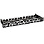 Equip 769225 Patchpanel CAT6a ungeschirmt 24x Keystone schwarz