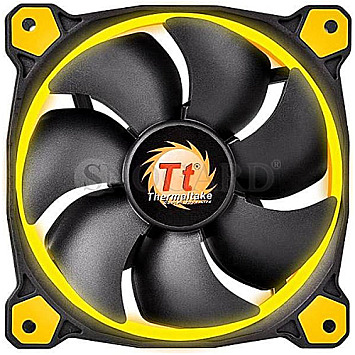 Thermaltake CL-F038-PL12YL-A Riing 12 LED 120mm gelb/schwarz