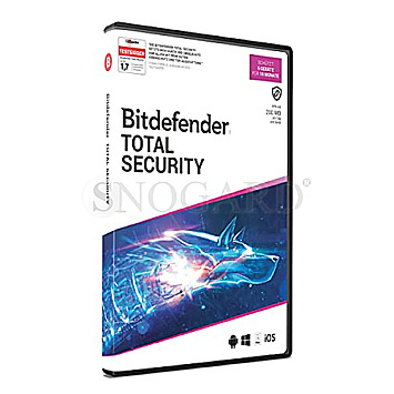 Bitdefender 20-04772 Total Security 5 Benutzer / 18 Monate Lizenz DACH