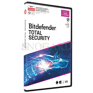 Bitdefender 20-04770 Total Security 1 Benutzer / 18 Monate Lizenz DACH