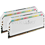 32GB Corsair CMT32GX5M2X6200C36W Dominator Platinum RGB DDR5-6200 Kit white