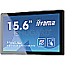 39.6cm (15.6") Iiyama ProLite TF1634MC-B8X IPS Full-HD Touch IP65 VESA Pivot USB