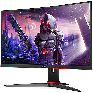 59.9cm (23.6") AOC G2 C24G2AE/BK VA Full-HD Gaming 165Hz Curved