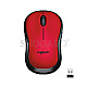 Logitech M220 Silent Wireless Mouse red