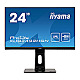 60.5cm (23.8") Iiyama ProLite XUB2492HSN-B1 IPS Full-HD Pivot RJ45 GLAN