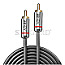 Lindy 35341 Cromo Line RCA Audiokabel Digital Koaxial 3.5mm 3m anthrazit