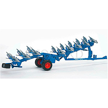 Bruder 02250 Profi-Serie Lemken Aufsattel-Drehpflug Vari-Titan blau