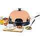 Emerio PO-115984 Pizzarette Pizza Ofen schwarz/terrakotta