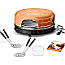 Emerio PO-115847.1 Pizzarette Pizza Ofen schwarz/terrakotta