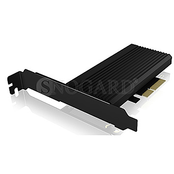 ICY BOX IB-PCI208-HS M.2 PCIe SSD -> PCIe 4.0x4 Add-In Card schwarz