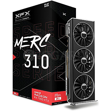 24GB XFX RX-79XMERCB9 Speedster MERC 310 Radeon RX7900XTX Black Edition