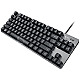 Logitech K835 TKL Mechanical Keyboard TTC BLUE USB Tenkeyless grau/schwarz