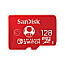 128GB SanDisk Nintendo Switch R100/W90 microSDXC UHS-I U3 Class 10