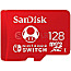 128GB SanDisk Nintendo Switch R100/W90 microSDXC UHS-I U3 Class 10