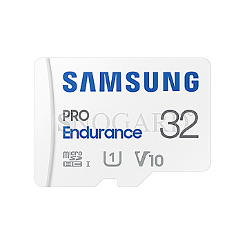 32GB Samsung PRO Endurance R100/W30 microSDHC UHS-I U1 Class 10 V10 Kit