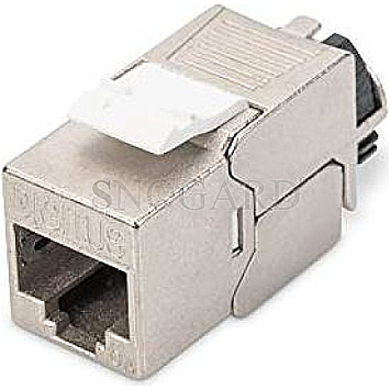 Digitus DN-93617 RJ45 CAT6a Keystone Modul geschirmt 500MHz silber