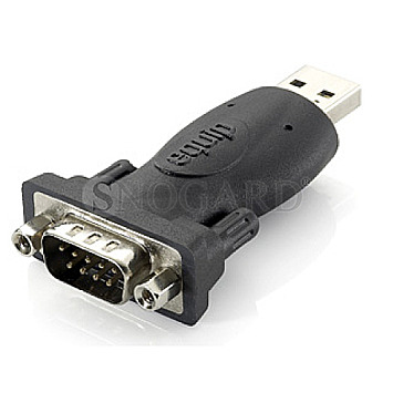 Equip 133382 USB Typ-A Stecker -> Seriell RS232 DB9 Buchse Adapter schwarz