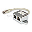 Equip 127608 CAT5e RJ45 Splitter 2-Port RJ45 Stecker / 2xRJ45 Buchse