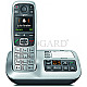 Gigaset E560A DECT Analogtelefon (schnurlos) platin int.