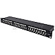 Intellinet 720861 24 Port CAT6a Patchpanel FTP 1HE schwarz