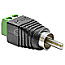 DeLOCK 65417 RCA Cinchstecker -> Terminalblock 2pin Adapter